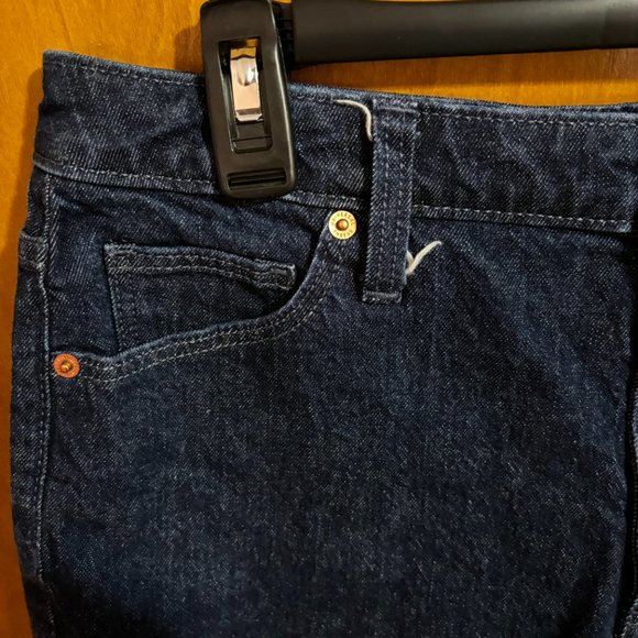 Universal Thread Vintage midi Shorts Size 10/30R Distressed Dark Denim - Picture 3 of 11